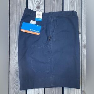 Columbia Roc Utility Cargo Shorts 40 x 8 Blue Hiking UPF 50 Gorpcore Outdoors